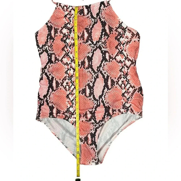 🔥🔥🔥🔥SALE🔥🔥🔥🔥Ekouaer NWOT Halter High Neck One Piece Swimsuit Size XXL - Picture 9 of 12